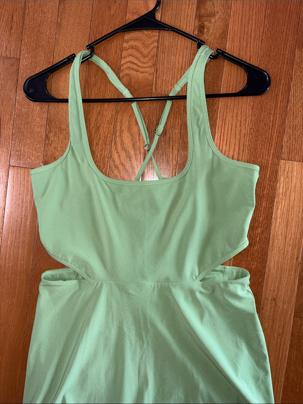 Abercrombie & Fitch Green Active Dress Skort Romper Built-In Shorts Size M - Picture 3 of 6